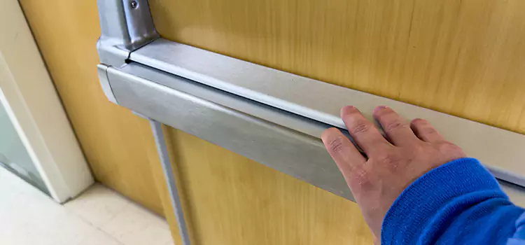 Installing a Push Bar on a Door Johns Creek